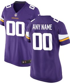 Minnesota Vikings Nike Women's Custom Game Jersey - Purple