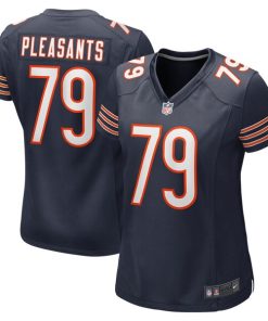 Austen Pleasants Chicago Bears Nike Women's  Game Jersey -  Navy