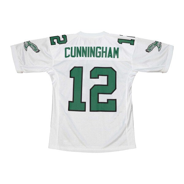 Randall Cunningham Philadelphia Eagles 1992 Authentic Throwback Retired Player Jersey - White - Image 3