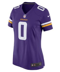 Alternative view of Marcus Davenport Minnesota Vikings Nike Women's Team Game Jersey - Purple