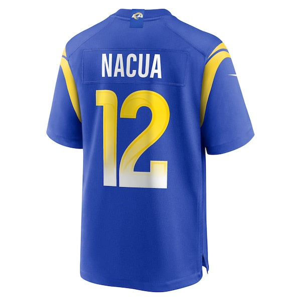 Puka Nacua Los Angeles Rams Nike Game Player Jersey - Royal - Image 3