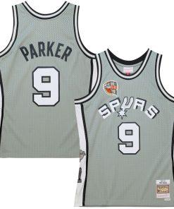 Tony Parker San Antonio Spurs Unisex Hall of Fame Class of 2023 Throwback Swingman Jersey - Gray