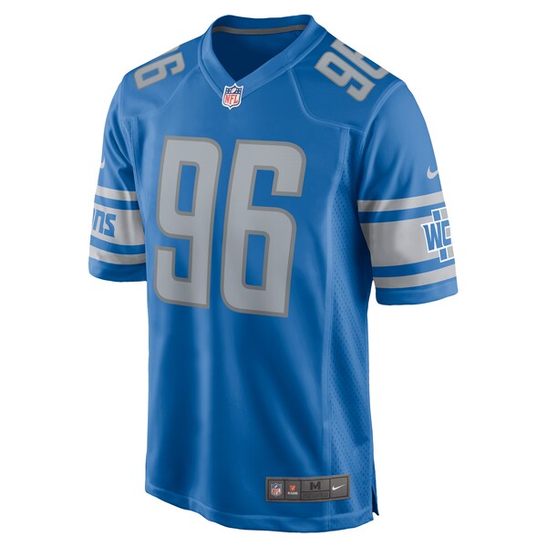 Isaiah Buggs Detroit Lions Nike Home Game Player Jersey - Blue - Image 2