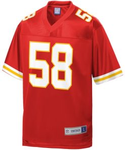 Alternative view of Derrick Thomas Kansas City Chiefs NFL Pro Line Retired Player Replica Jersey - Red