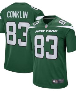 Tyler Conklin New York Jets Nike Game Jersey - Gotham Green