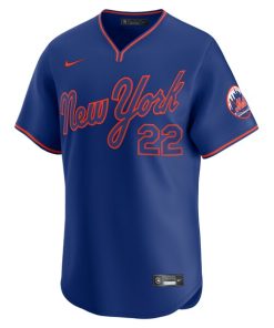Alternative view of Juan Soto New York Mets Nike Alternate Limited Player Jersey - Royal