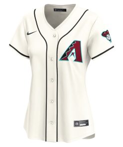Alternative view of Arizona Diamondbacks Nike Women's Home Limited Jersey - White
