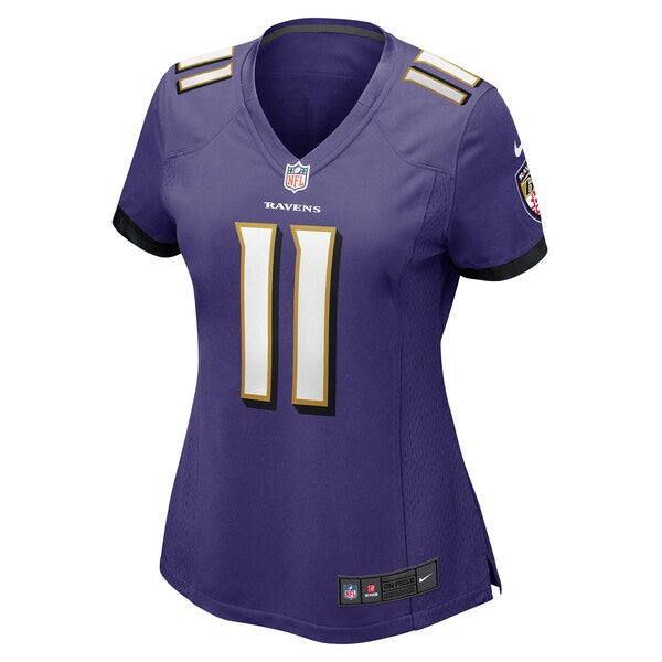 Jordan Stout Baltimore Ravens Nike Women's Player Game Jersey - Purple - Image 2