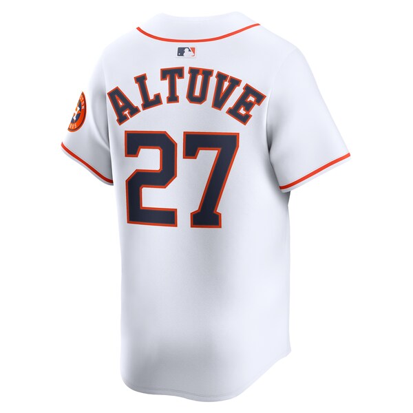 Jose Altuve Houston Astros Nike Home Limited Player Jersey - White - Image 3