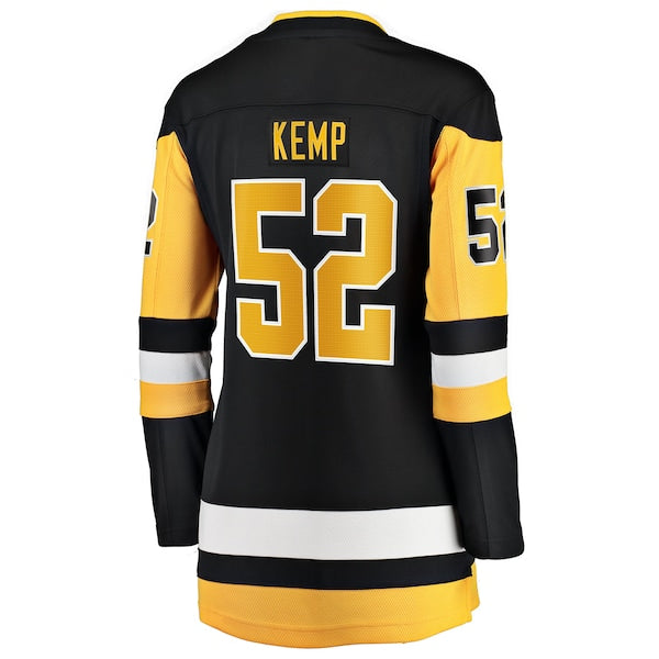Philip Kemp Pittsburgh Penguins Women's Home Breakaway Jersey - Black - Image 3