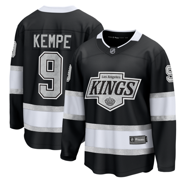 Adrian Kempe Los Angeles Kings Home Premier Breakaway Player Jersey - Black