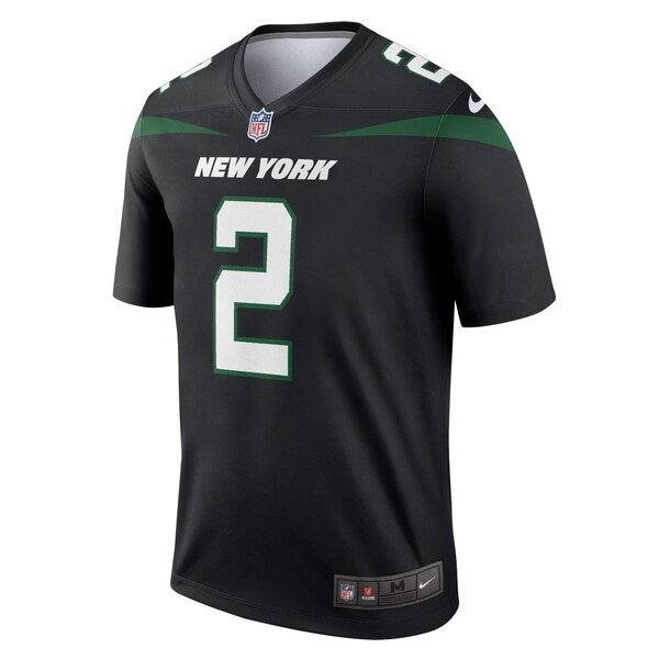 Zach Wilson New York Jets Nike Legend Jersey - Black - Image 3