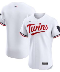 Minnesota Twins Nike Home Elite Jersey - White