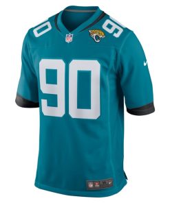 Alternative view of Angelo Blackson Jacksonville Jaguars Nike Team Game Jersey -  Teal