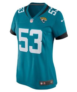 Alternative view of Anthony Pittman Jacksonville Jaguars Nike Women's Team Game Jersey -  Teal