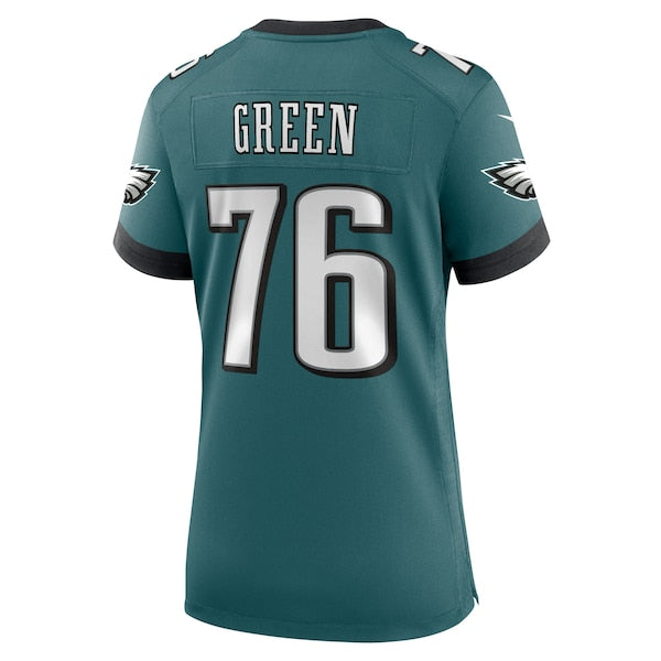 Kenyon Green Philadelphia Eagles Nike Women's Team Game Jersey - Midnight Green - Image 3