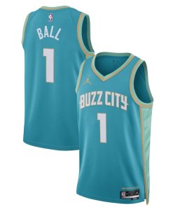 LaMelo Ball Charlotte Hornets Jordan Brand Unisex 2023/24 Swingman Jersey - Teal - City Edition