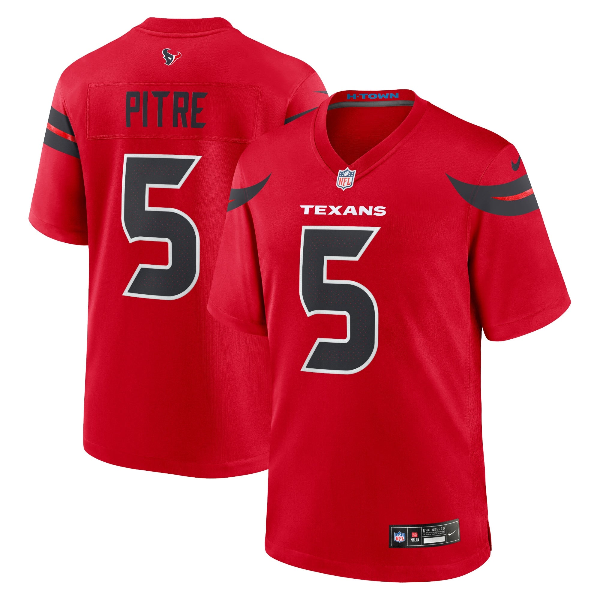 Jalen Pitre Houston Texans Nike Game Jersey - White - Image 8