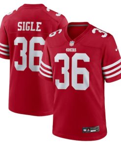 Marques Sigle San Francisco 49ers Nike Team Game Jersey -  Scarlet