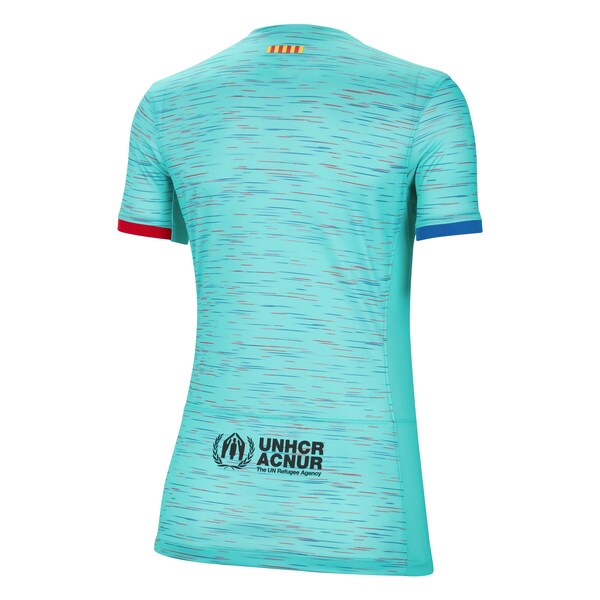 Barcelona Nike Women's 2023/24 Third Replica Jersey - Aqua - Image 3
