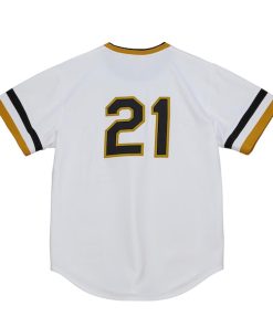 Alternative view of Roberto Clemente Pittsburgh Pirates  Cooperstown Collection Authentic Jersey - White