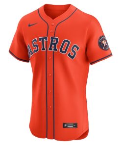 Alternative view of Houston Astros Nike Alternate Elite Jersey - Orange