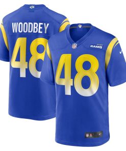Jaiden Woodbey Los Angeles Rams Nike Home Game Jersey - Royal
