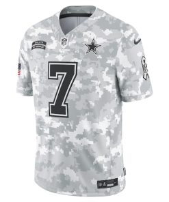 Alternative view of Trevon Diggs Dallas Cowboys Nike 2024 Salute to Service Limited Jersey - Arctic Camo