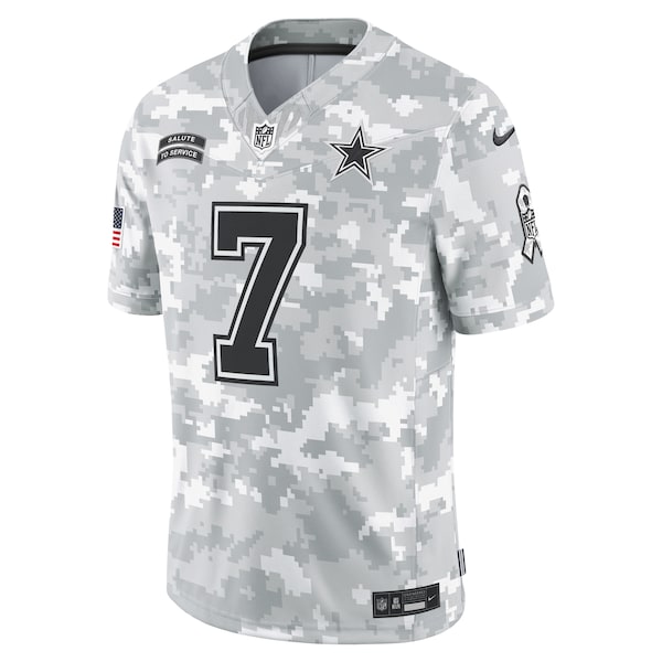 Trevon Diggs Dallas Cowboys Nike 2024 Salute to Service Limited Jersey - Arctic Camo - Image 2