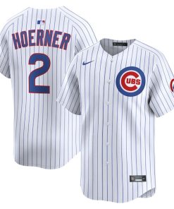 Nico Hoerner Chicago Cubs Nike Home Limited Player Jersey - White