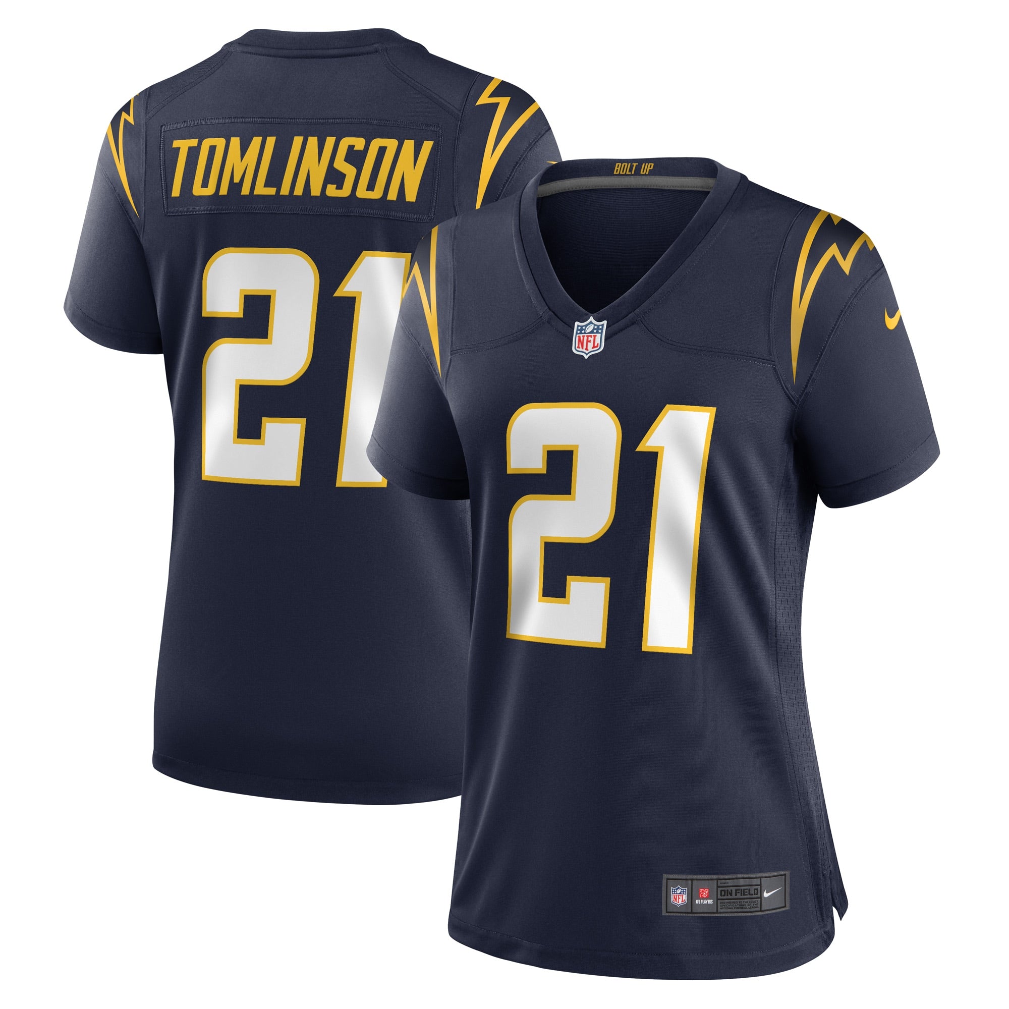 LaDainian Tomlinson Los Angeles Chargers Nike Women's Retired Game Jersey - Royal/Navy/Powder Blue - Image 7