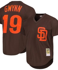 Tony Gwynn San Diego Padres  Authentic Batting Practice Jersey - Brown/Gold