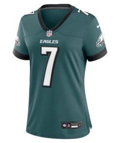 Alternative view of Kenny Pickett Philadelphia Eagles Nike Women's Game Jersey - Midnight Green