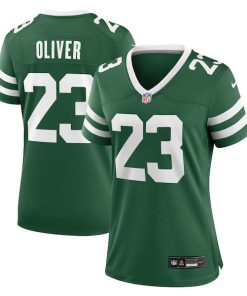 Isaiah Oliver New York Jets Nike Women's Team Game Jersey - Legacy Green