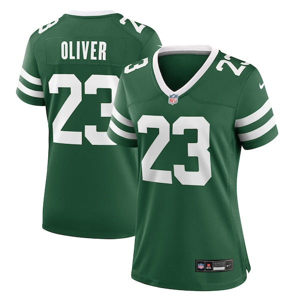 Isaiah Oliver New York Jets Nike Women's Team Game Jersey - Legacy Green