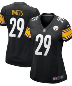 Ryan Watts Pittsburgh Steelers Nike Women's  Game Jersey -  Black