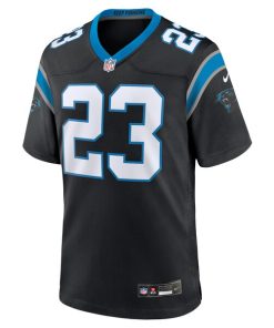 Alternative view of Dane Jackson Carolina Panthers Nike  Game Jersey -  Black