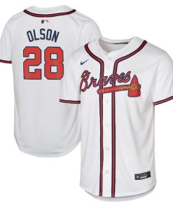 Matt Olson Atlanta Braves Nike Youth Home Limited Player Jersey - White