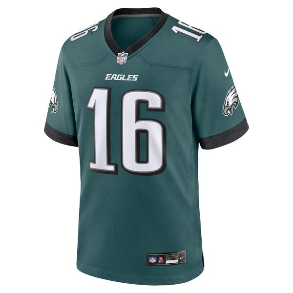 Tanner McKee Philadelphia Eagles Nike Team Game Jersey - Midnight Green - Image 4