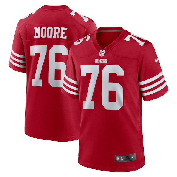 Jaylon Moore San Francisco 49ers Nike Game Jersey - Scarlet