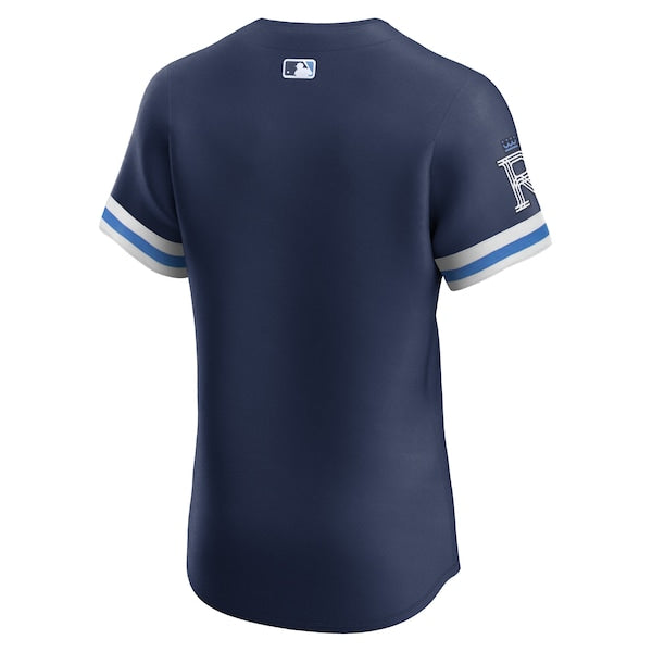 Kansas City Royals Nike City Connect Elite Jersey - Navy - Image 3