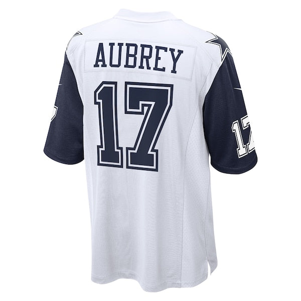 Brandon Aubrey Dallas Cowboys Nike Alternate Game Jersey - White - Image 3