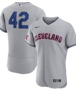 Cleveland Guardians Nike 2023 Jackie Robinson Day Authentic Jersey - Gray