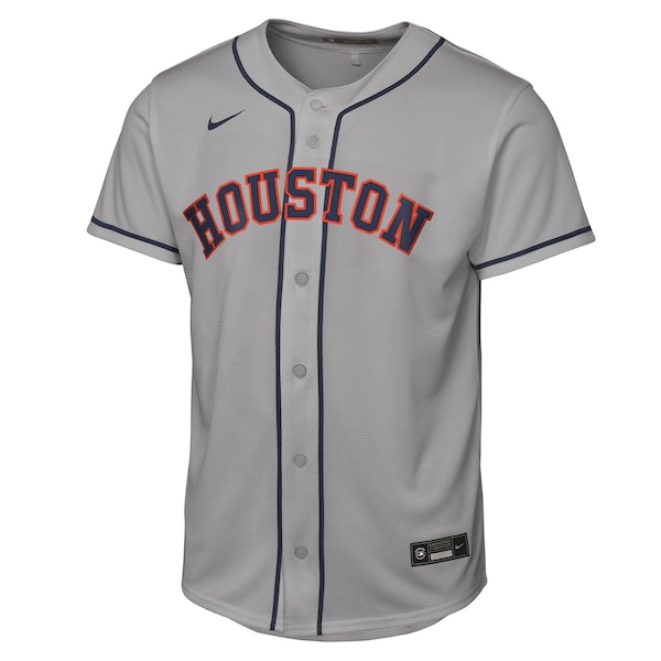 Jose Altuve Houston Astros Nike Youth Road Replica Jersey - Gray - Image 2
