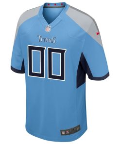 Alternative view of Tennessee Titans Nike Youth Alternate Custom Game Jersey - Light Blue