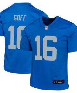 Jared Goff Detroit Lions Nike Youth Alternate Game Jersey -  Blue