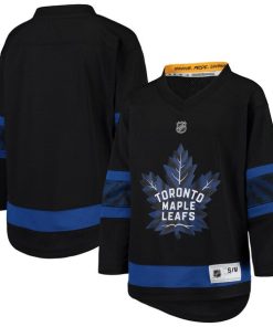 Alternative view of Toronto Maple Leafs Youth Alternate Replica Team Jersey - Black