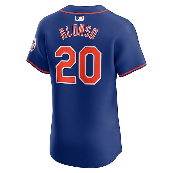 Pete Alonso New York Mets Nike 2nd Alternate Elite Player Jersey - Royal/White - Image 4
