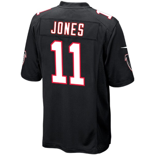 Mens Atlanta Falcons Julio Jones Nike Black Alternate Game Jersey - Image 3