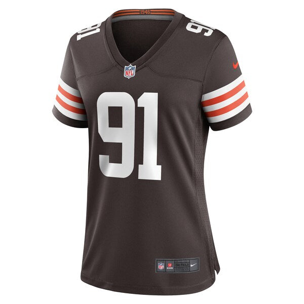 Alex Wright Cleveland Browns Nike Women's Team Game Jersey - Brown - Image 2